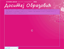 Tablet Screenshot of osdositejobradovic.edu.rs